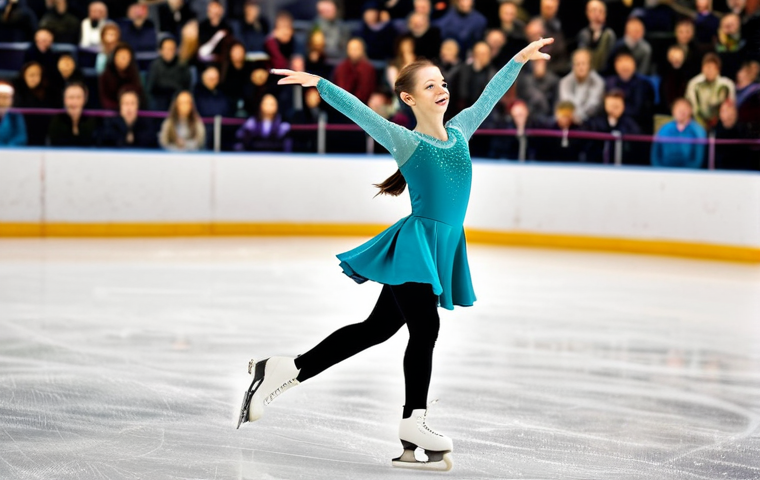 스케이트 여행 장비 팁 - Ice Skating Lesson**
"A young girl in a warm, colorful winter coat and hat is being taught to ice s... 스케이트 여행 장비 팁 - Ice Skating Lesson**
"A young girl in a warm, colorful winter coat and hat is being taught to ice s...