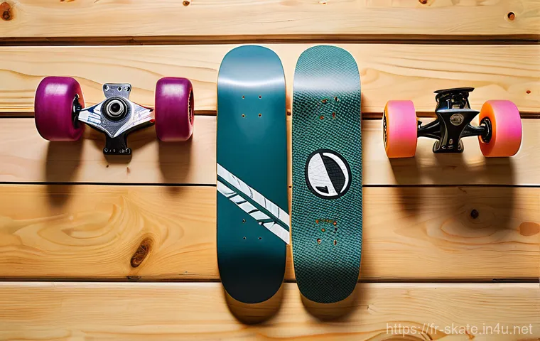 스케이트 경험담 공유 - **Prompt:** A dynamic, wide-angle shot of a young, energetic skateboarder, dressed in stylish but mo...