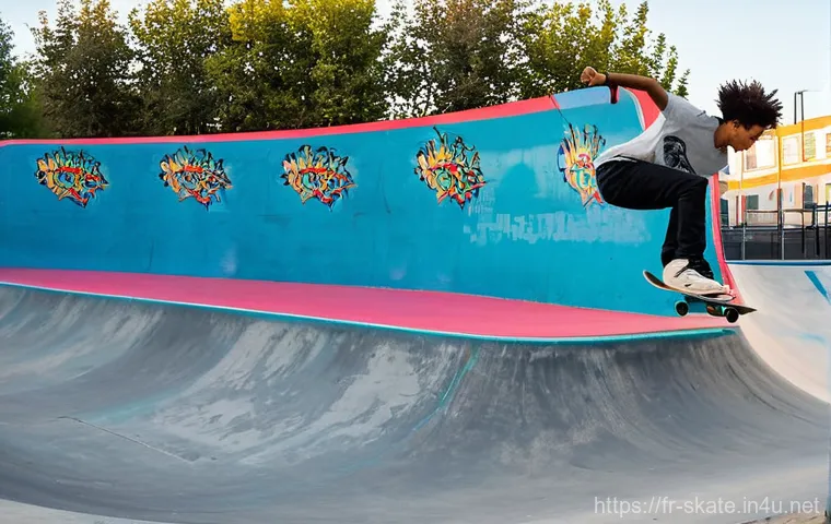 스케이트 사용자 리뷰 - **Prompt 1: Dynamic Skate Deck Performance**
    "A vibrant, high-energy image featuring a young ska...